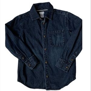 Carter’s chambray denim button down shirt